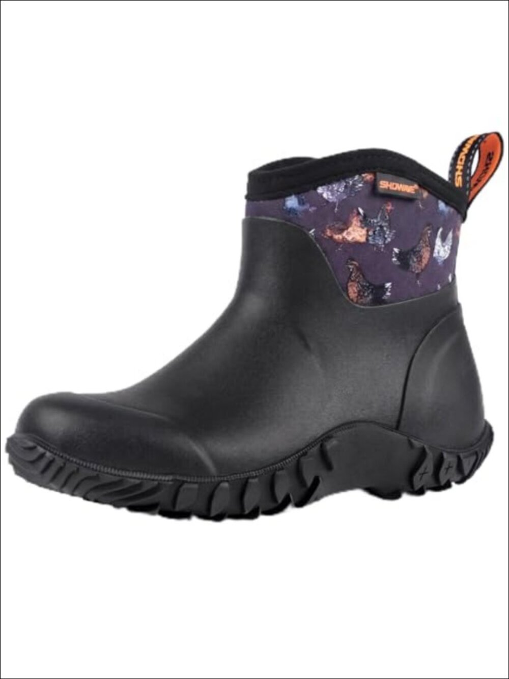 Waterproof Rubber Ankle Rain Boots Neoprene Insulated Gardening Booties
